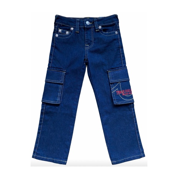 True Religion Other - True Religion Kids Ricky Blue Cargo Jeans